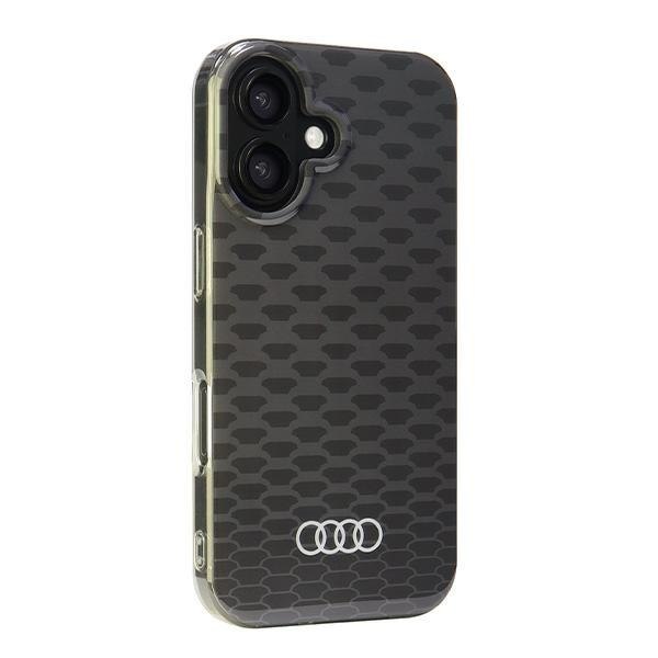 Audi IML Stitching Pattern MagSafe iPhone 16 6.1" czarny/black hardcase